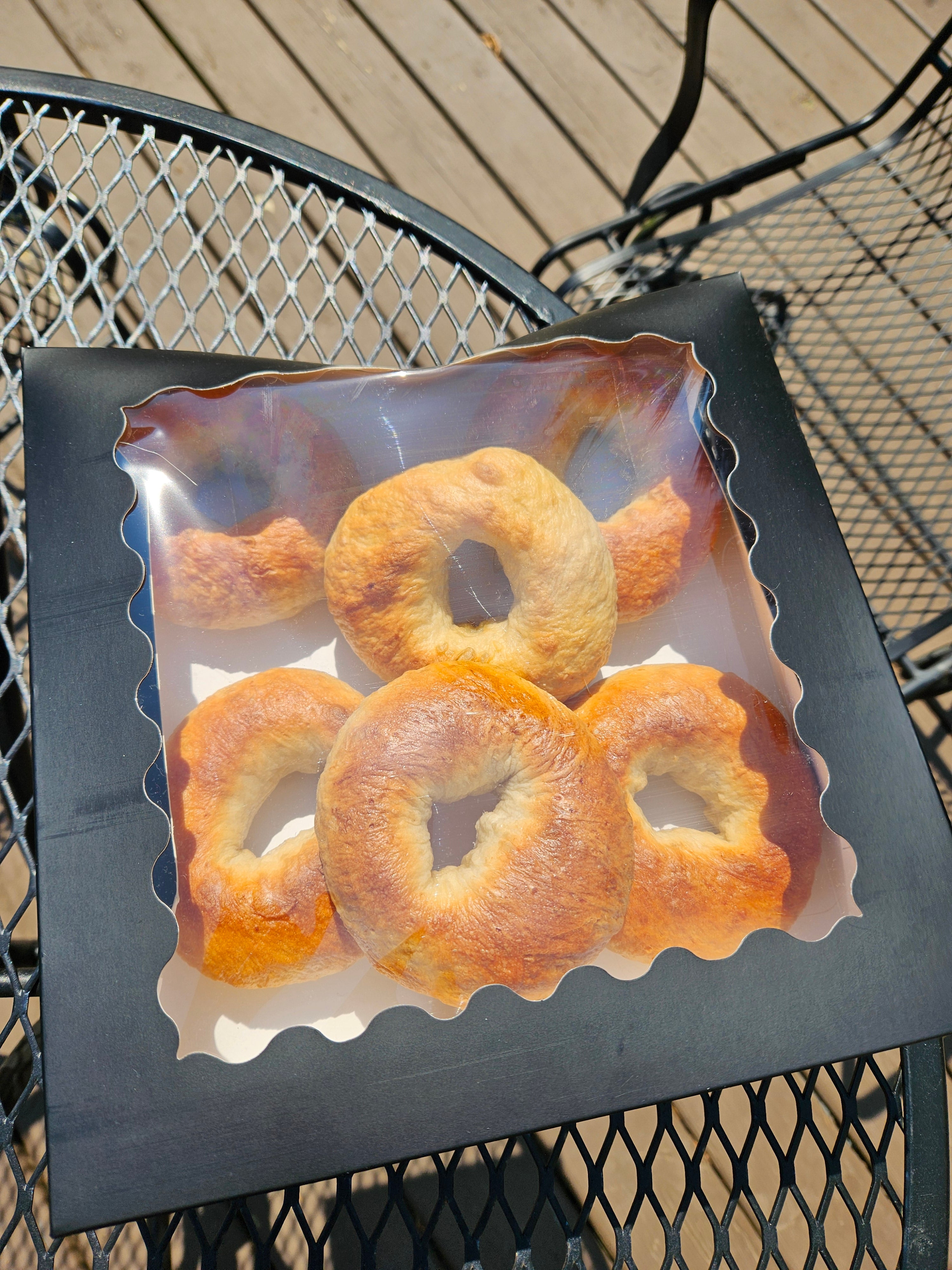 6 Plain Bagels