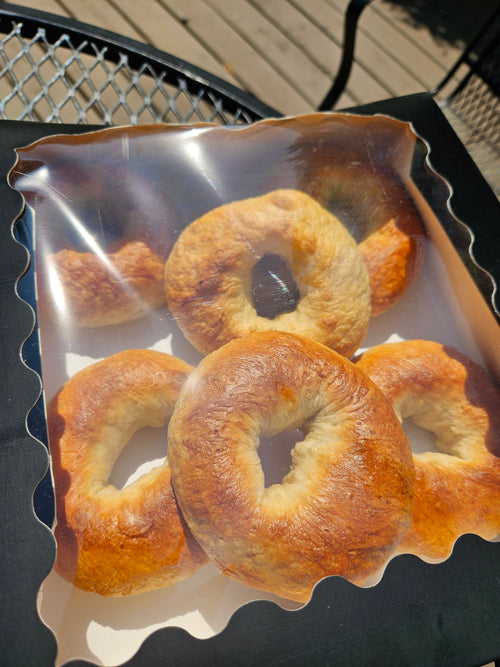 12 Plain Bagels